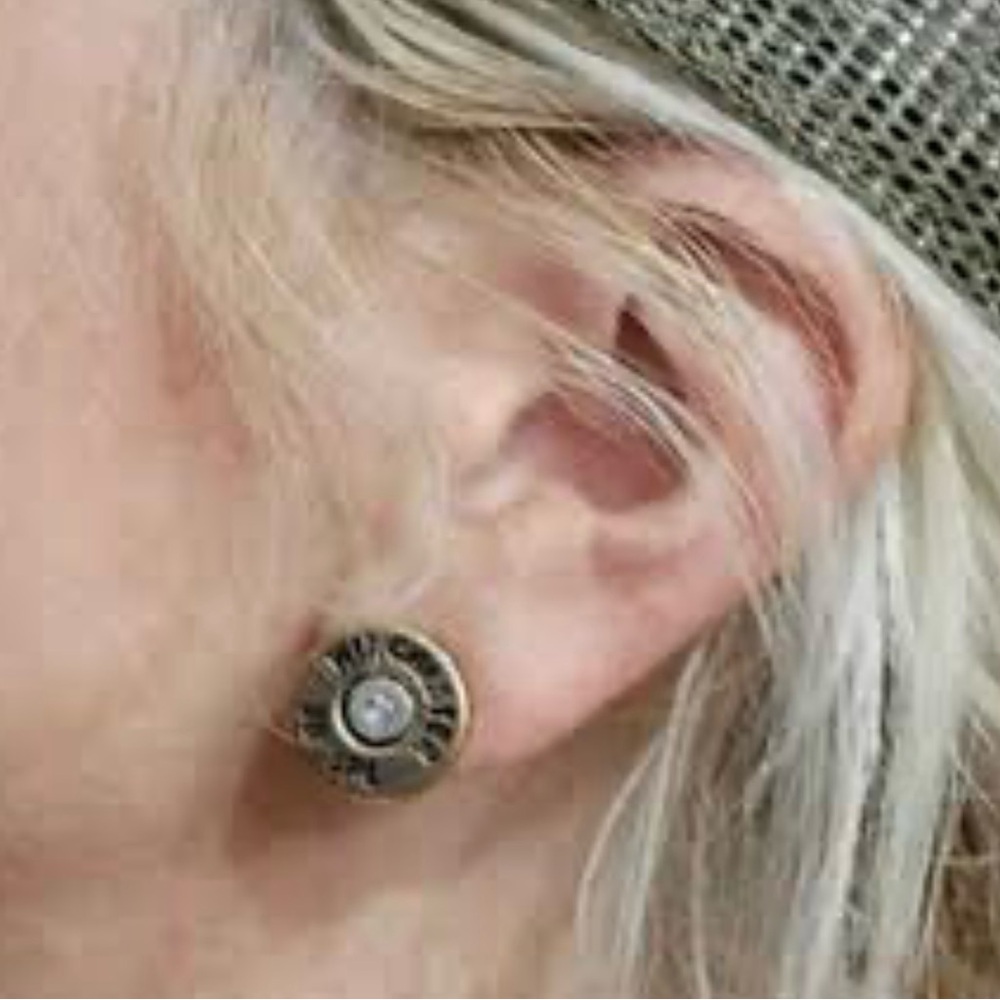Winchester 38 Special Bullet Stud Earrings